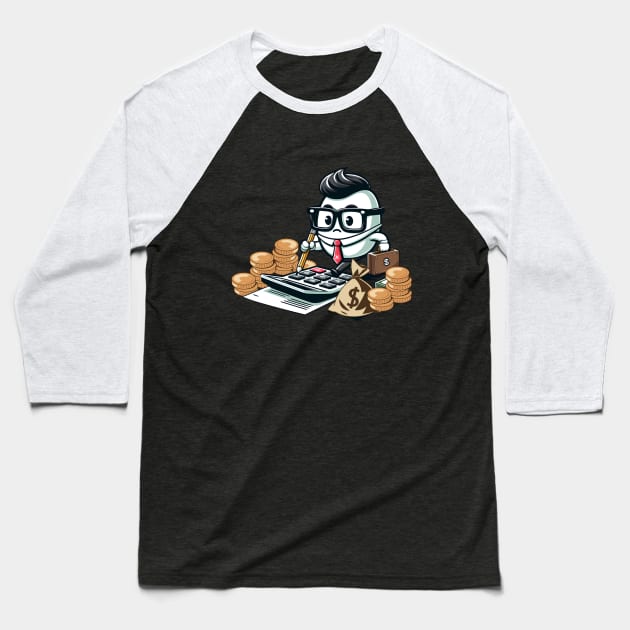 Funny Accountant Baseball T-Shirt by Create Magnus